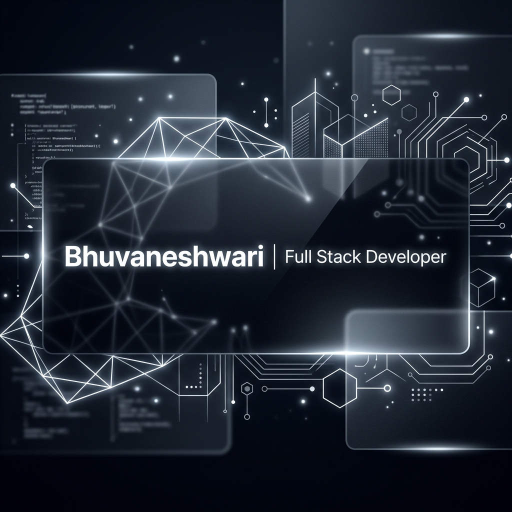Bhuvaneshwari | Full Stack Developer